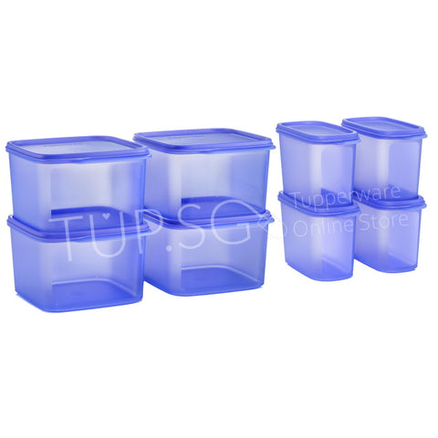 Smart Saver Square II (4) 2.5L + Smart Saver Oval II (4) 1.1L | Tupperware Singapore