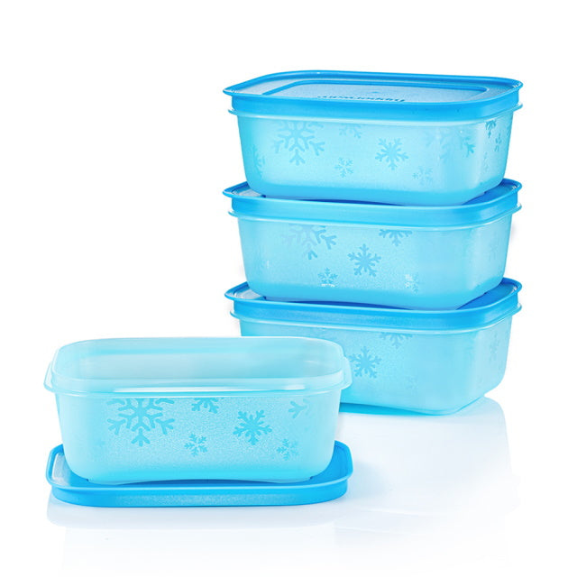 11154119 Chill Freez Small Low (4) 450ml - Blue | Tupperware Singapore