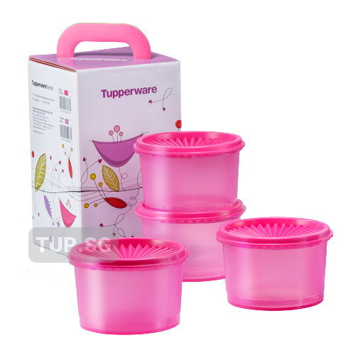 Mini Deco Canister Gift Set (4) 600ml | Tupperware Singapore