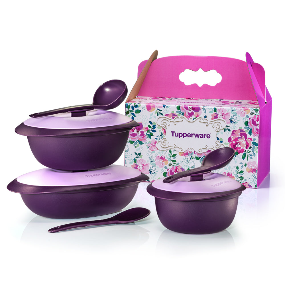 Purple Royale Serveware Set | Tupperware Singapore