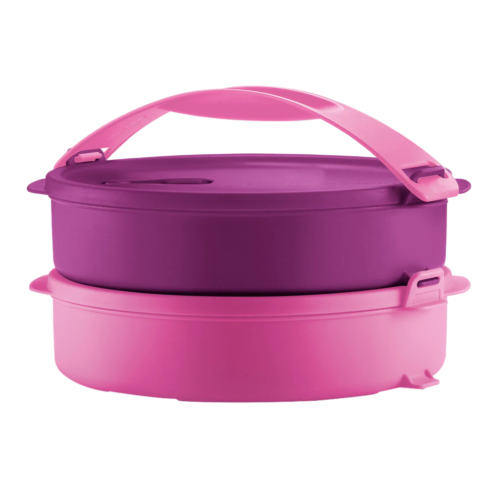 Microwaveable Round Click To Go (2) 880ml | Tupperware Singapore