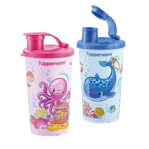 Aqua Friends Tumbler (2) 330ml | Tupperware Singapore