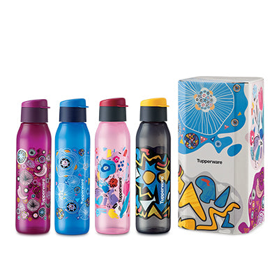 Funky Fun Eco Bottle Set (4) - 500ml | Tupperware Singapore