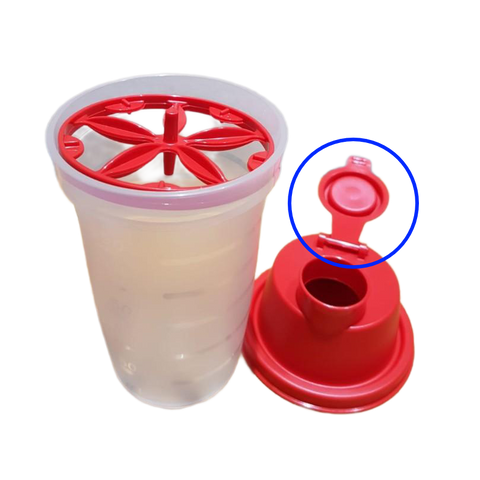 Replacement Hinged Cap for Tupperware Quick Shake