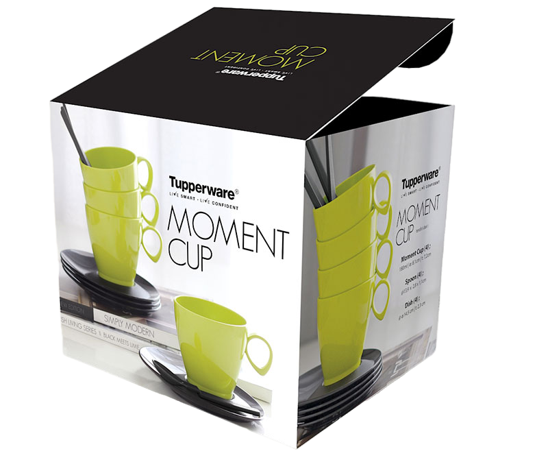 Moment Cups (4) w/ Box | TUpperware Singapore